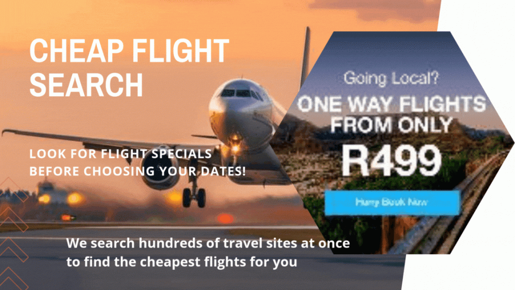 Cheap Flights South Africa & Worldwide Flights by Marvanton