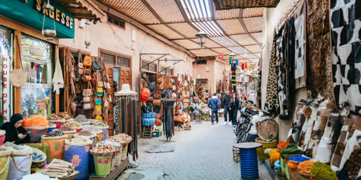 Marrakech souks market